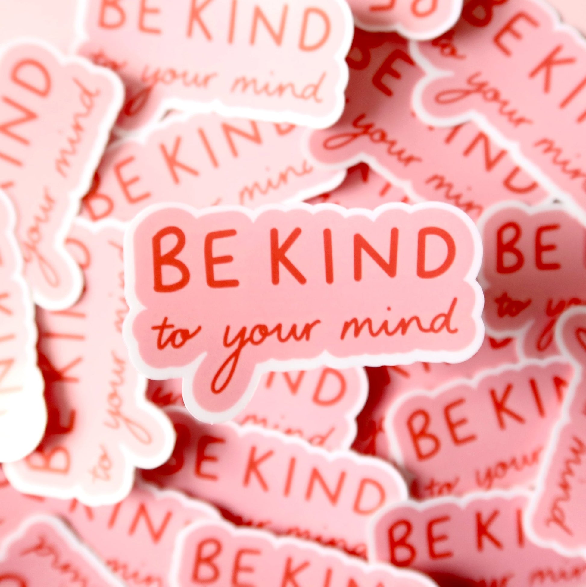 Be kind to your mind vinyl sticker - daniwhitedesign