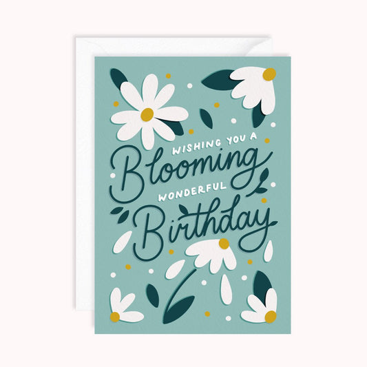 Blooming Wonderful Birthday Card - daniwhitedesign