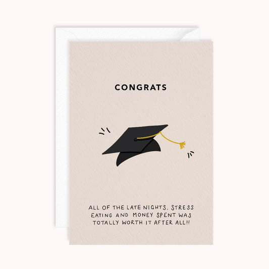Congrats Graduation Card - daniwhitedesign