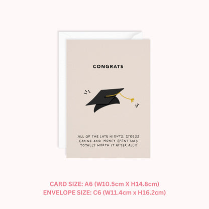 Congrats Graduation Card - daniwhitedesign