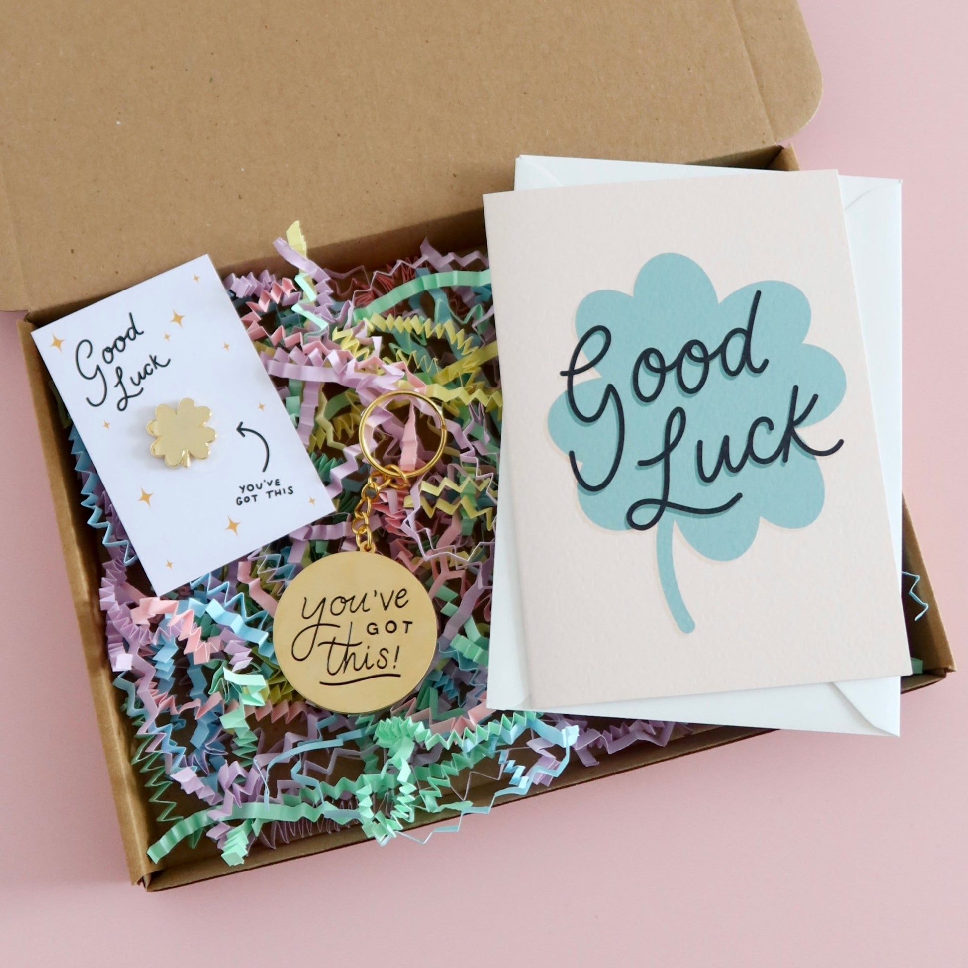 Good Luck Letterbox Gift - daniwhitedesign