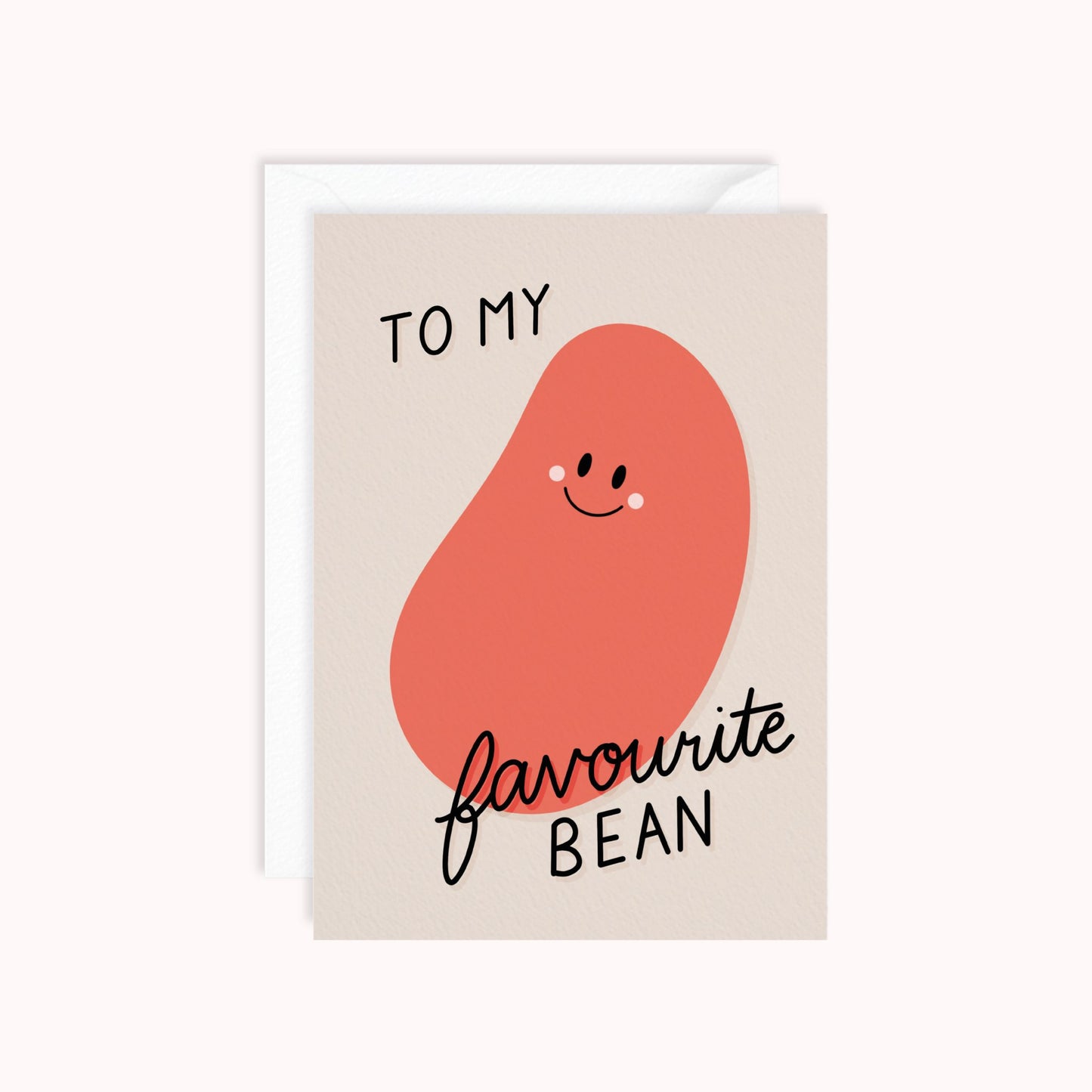To My Favourite Bean Card - daniwhitedesign